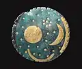 Nebra sky disk, Germany, 1800 BC