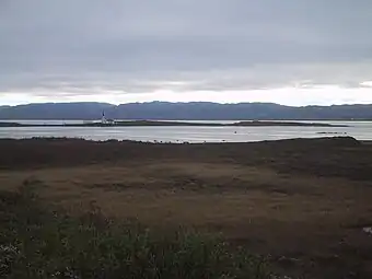 View of the church on the little peninsula