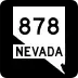 State Route 878 marker