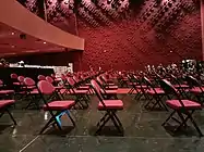 Interior when the theater was used as a COVID-19 vaccination site.