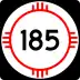 State Road 185 marker