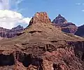 Newberry Butte (Vishnu Temple to right)