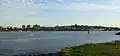 River mouth viewed from Stockton, looking towards Newcastle central business district, 2007.