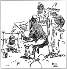 "News From the Outside World" comments on the United States' failure to join the League of Nations.