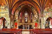 St. Antonius church, interior