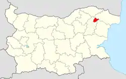 Nikola Kozlevo Municipality within Bulgaria and Shumen Province.