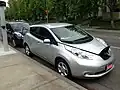 Nissan Leaf charging