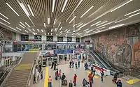 Station hall from the second floor