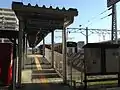 The entrance to the Heisei Chikuho Railway platforms in Nōgata Station.