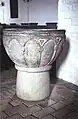 Font of Gotland limestone