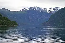 Towards Tafjord from Norddalsfjord