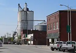 Downtown North Bend: west side of Main Street