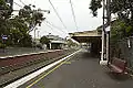 Southbound view from Platform 1 in October 2014