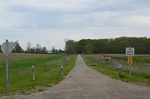 The North Coast Inland Trail northeast of Norwalk