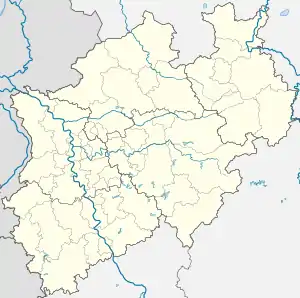 Düsseldorf  is located in North Rhine-Westphalia