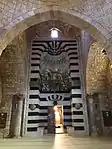 View of the entrance to the mosque's inner chamber