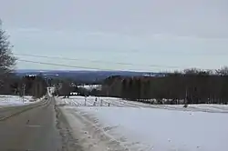 Rolling hills south of Cambridge Springs