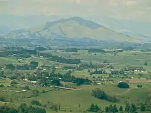 Kakepuku from the north as seen from the Karamu Walkway