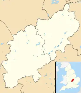 Maps of castles in England by county: L–W is located in Northamptonshire