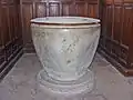 Baptismal font.