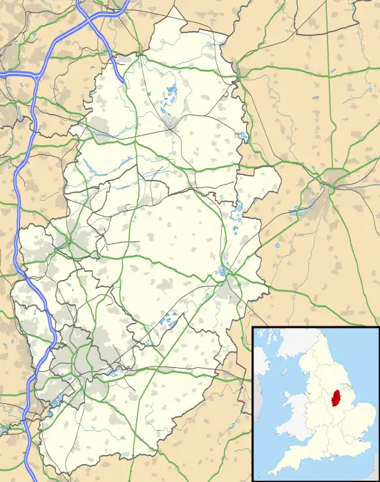 Lenton is located in Nottinghamshire