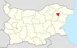 Novi Pazar Municipality within Bulgaria and Shumen Province.