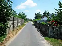 Street of Nowy Folwark, Września County