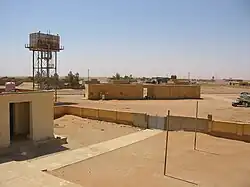 View of town from the roof of the school