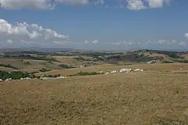 Typical landscape on the plateau