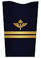 Mess jacket sleeve insignia for a lieutenant(–2003)