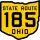 State Route 185 marker