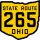 State Route 265 marker