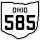 State Route 585 marker