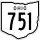 State Route 751 marker