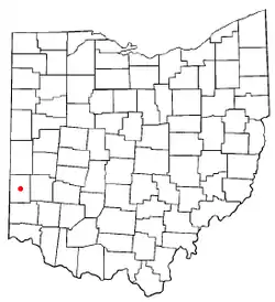 Location in Ohio