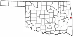 Location in the state of Oklahoma