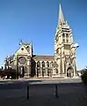 The east side of the church, from Hills Road