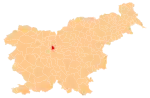 The location of the Municipality of Vodice