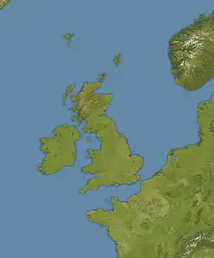 Second Battle of Cape Finisterre is located in Oceans around British Isles