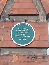 Blue plaque