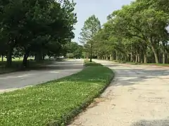 Abandoned stretch of SR 2 in Gordon Park