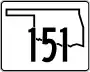 State Highway 151 marker