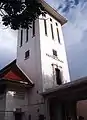 Old Holy Family Church as seen from the main entrance.