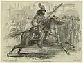 One of Garibaldi's lancers carrying a dispatch