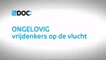 Titlecard showing the text Ongelovig – Vrijdenkers op de vlucht