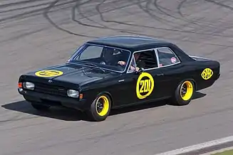 Opel Rekord C Black Widow replica