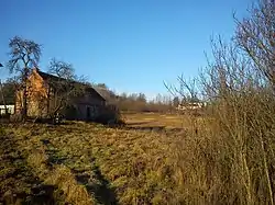 Abandoned farm in Międzyborze