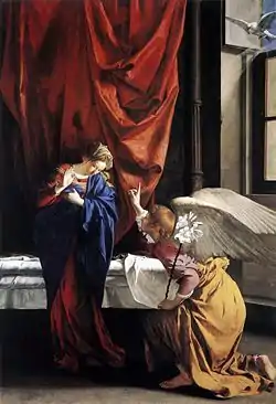 Annunciation (c. 1623), Orazio Gentileschi, Galleria Sabauda, Turin.