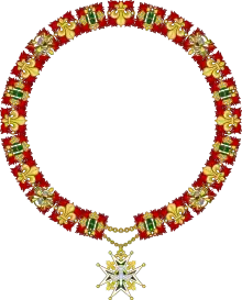 Necklace of the knights of the order.