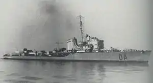 Italian Poeti-class destroyer Alfredo Oriani